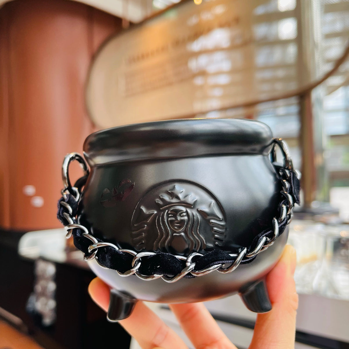 Starbucks 2026 Halloween Magical Night Series Black Cat Cauldron Mug/SS Cup