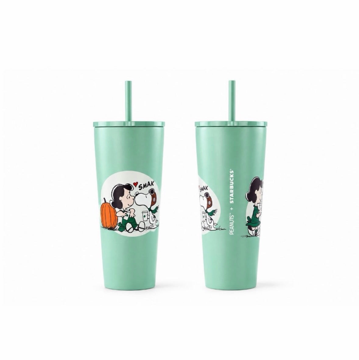 Peanuts™ + Starbucks® Pumpkin Love Stainless Steel Cold Cup 24 oz