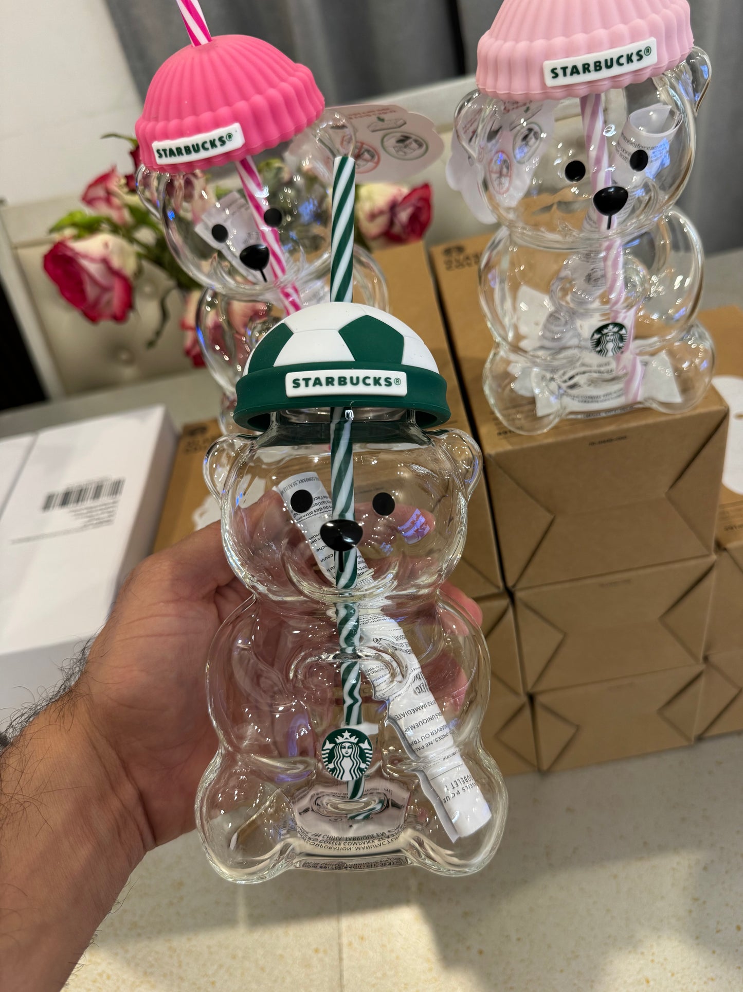 Starbucks 2026 World Cup Exclusive Bear Manager Pop-up Store Bear Cup