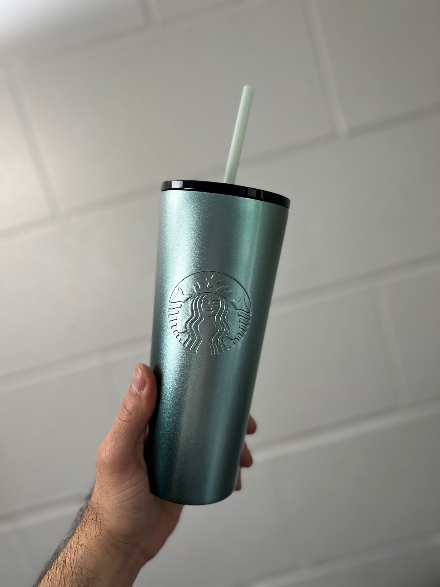 Starbucks Green Glitter Stainless Steel cold Cup