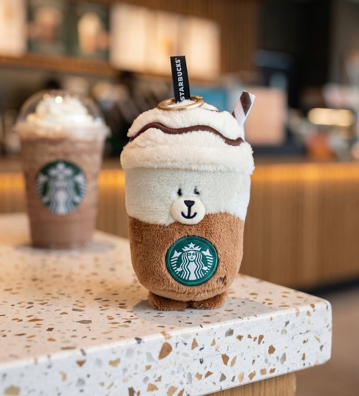Bear-Verage
Plush Keychain