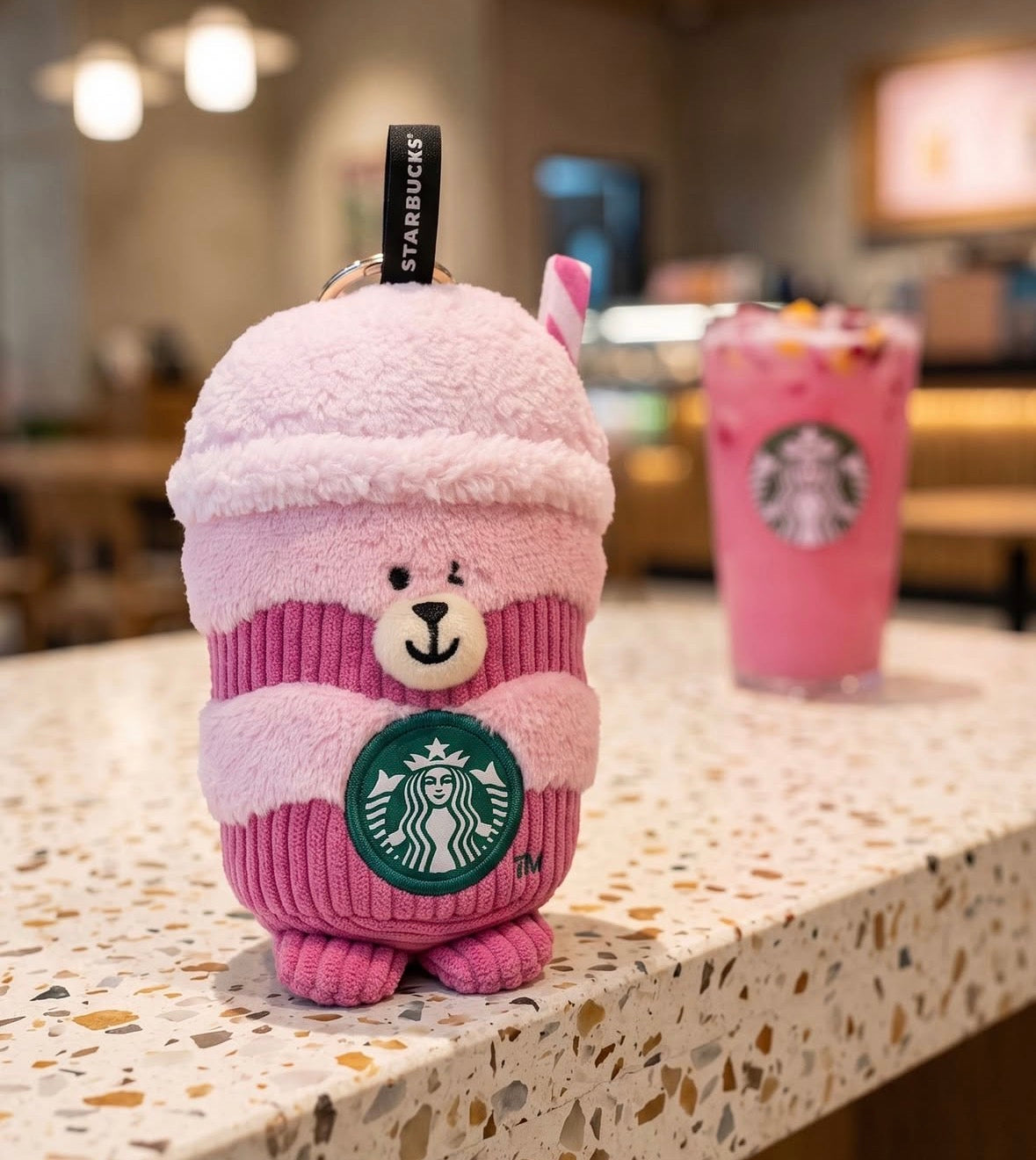 Bear-Verage
Plush Keychain
