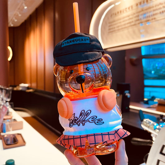 2026 Starbucks Shanghai Exclusive Bear Manager Pop-up Store Bear Cup