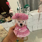 Starbucks China Shanghai 2026 Pop-Up Exclusive 16oz Pink Bearista Glass Cold Cup