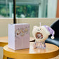 Starbucks 2026 Starry Night Sweet Dreams Party Series Bear Glass 660ml