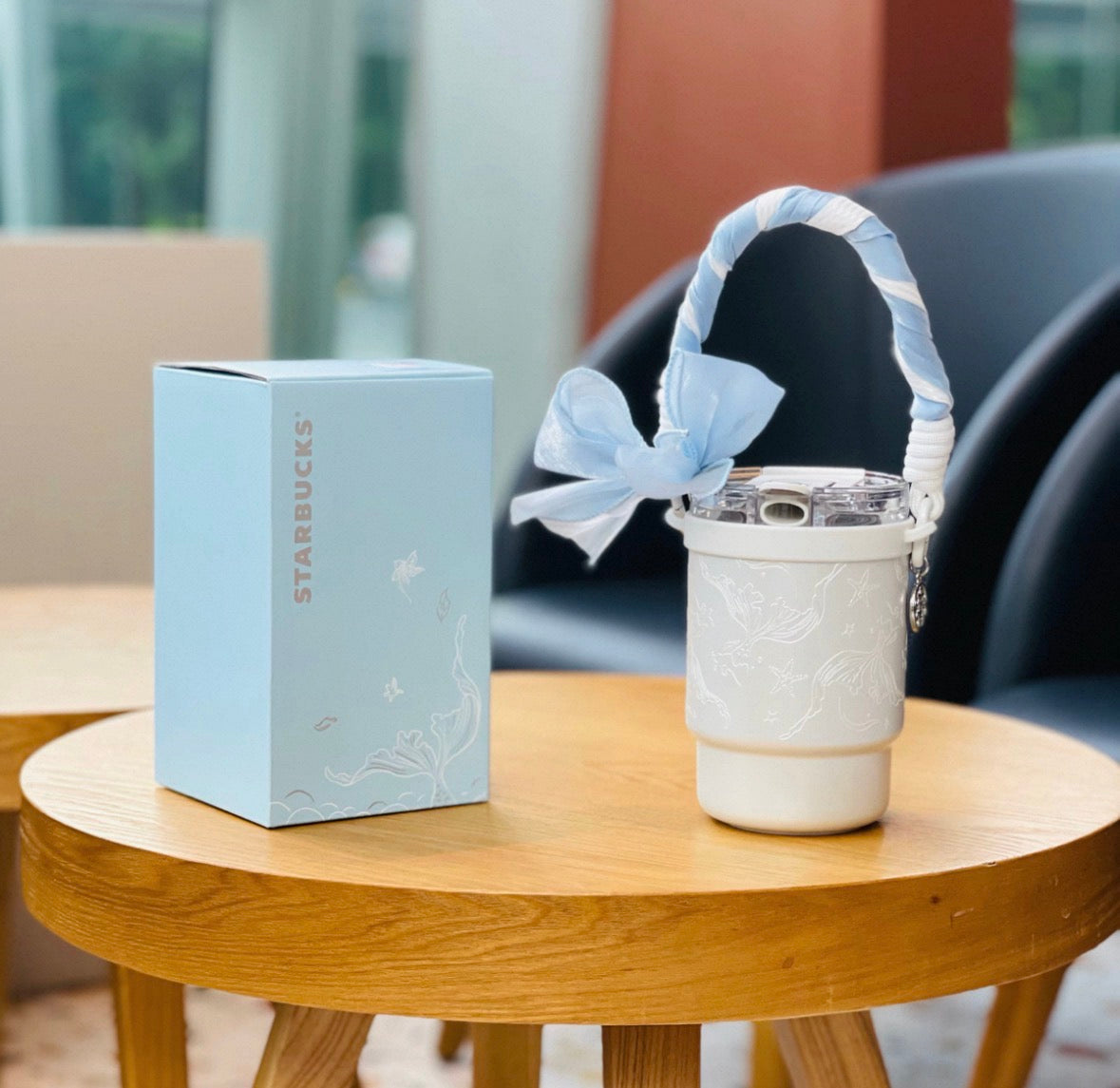 Starbucks 2026 China Anniversary Underwater Fantasy 435ml Dual-Sip SS Tumbler