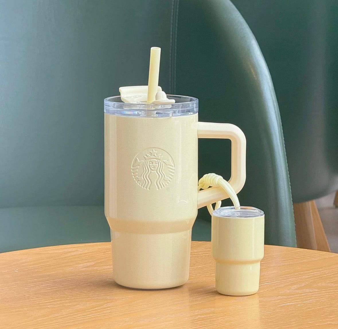 STARBUCKS China 2026 Weather and Mood Series 20oz Stainless Straw Cup Yellow