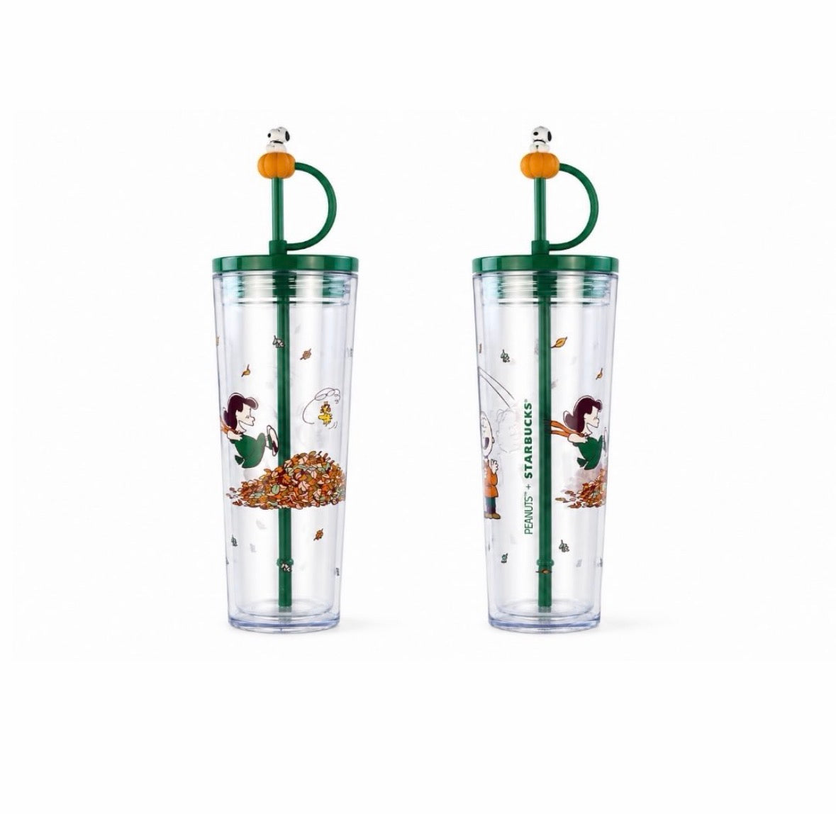Peanuts™ + Starbucks® Autumn Fun Plastic Cold Cup 24oz