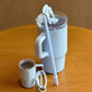 Starbucks China 2026 Underwater Fantasy 21oz SS Tumbler w/ mini Cup Pendant
