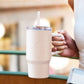 Starbucks China Female pink  sippy cup stainless steel coffee cup 615ml