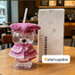 Starbucks China Shanghai 2026 Pop-Up Exclusive 16oz Pink Bearista Glass Cold Cup
