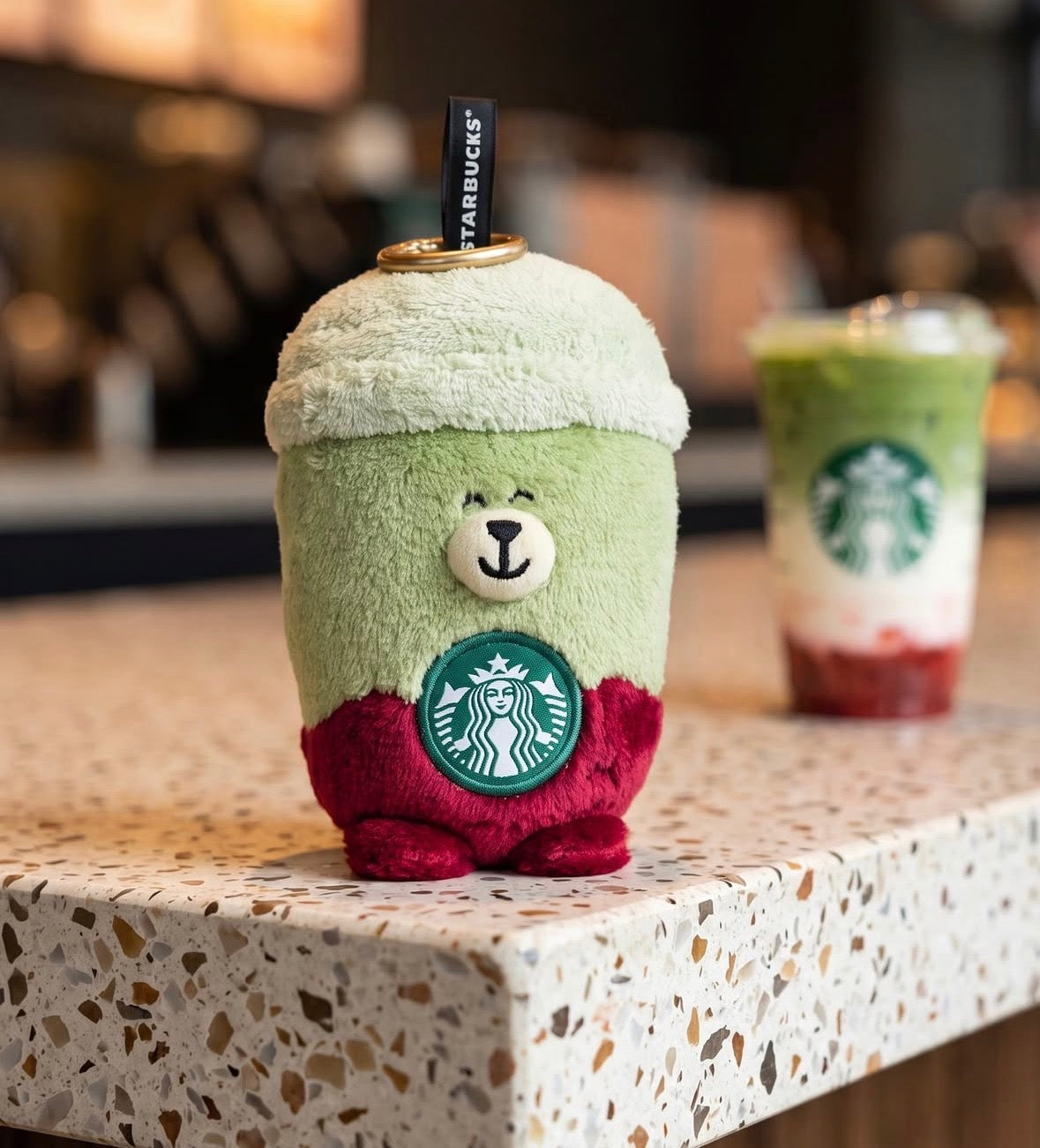 Bear-Verage
Plush Keychain