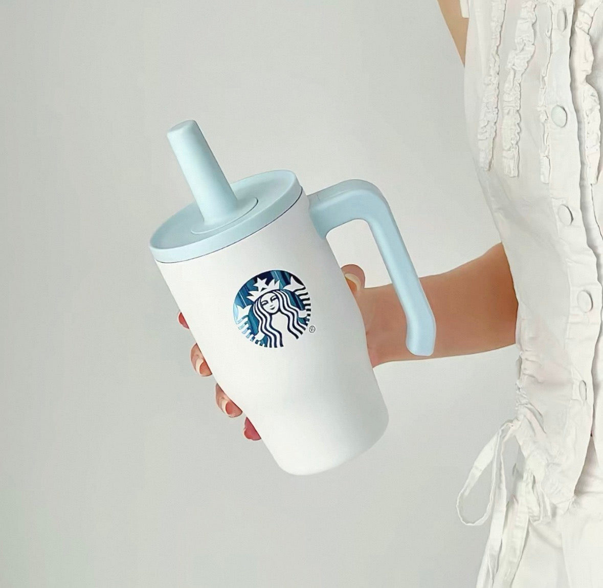 Starbucks 2026 Underwater Fantasy Series 19oz SS straw cup with handle