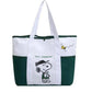 Starbucks Snoopy Tote Bag Shoulder Bag WHITE/GREEN