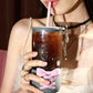 Starbucks China 2026 Punk Ballet Style 21oz Glass Straw Cup