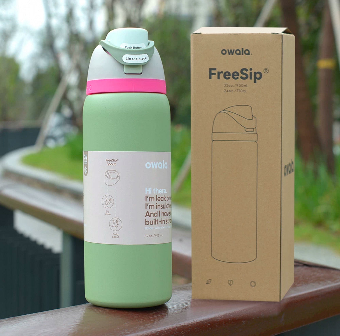FreeSip Water in the Desert / Stainless Steel / 24oz
