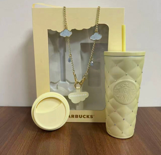 Starbucks China 2026 stainless steel Tumbler with a straw /￼540ml
