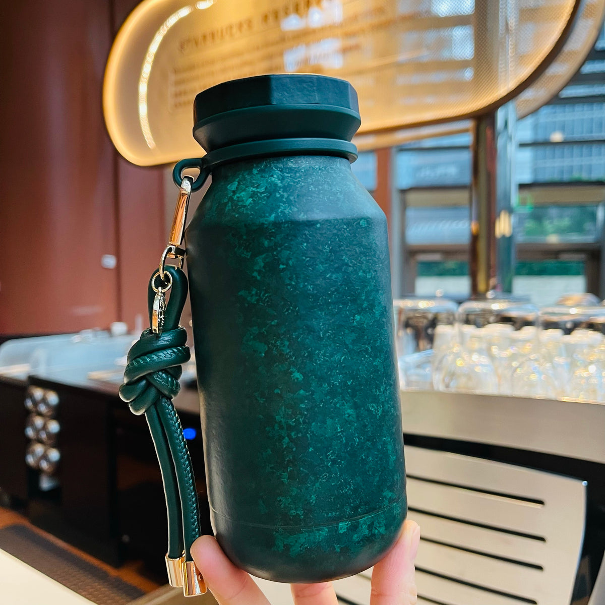 Starbucks China 2026 Icy Floral Titanium Cup Tumbler Lightweight Water Bottle