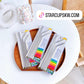 SET OF 7 STAINLESS STEEL REUSABLE STRAWS